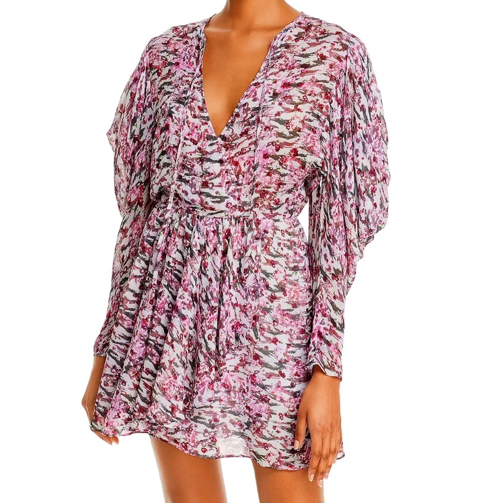 IRO Okoo Printed Fit And Flare Dress